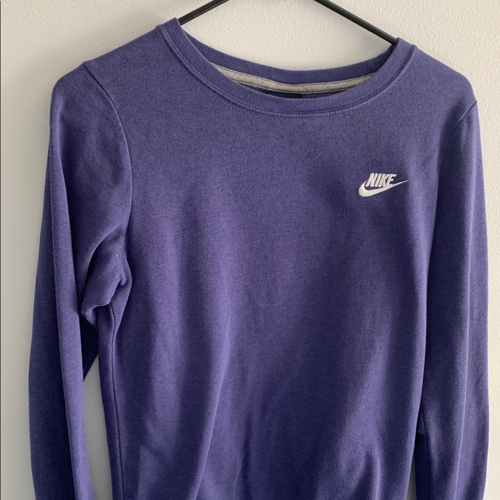 Purple Nike crewneck